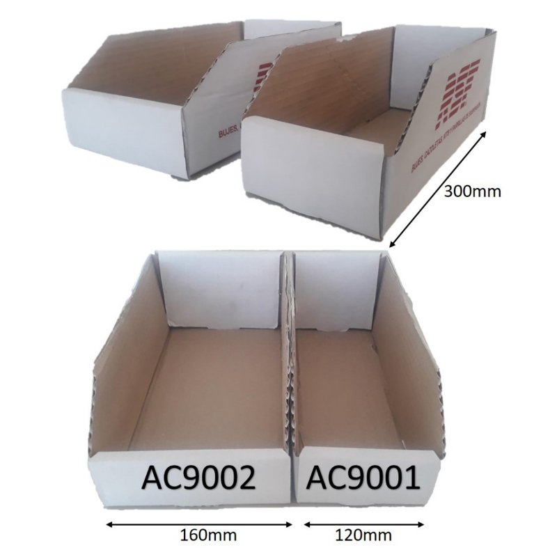 CAJA REPUESTERA TROQUELADA 120MM X 300MM